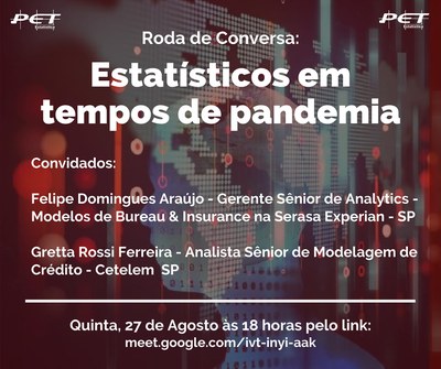 Roda de Conversa: Estatísticos em tempos de pandemia